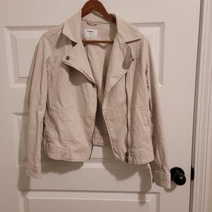 Linen Moto Jacket